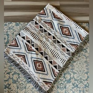 Native American print Throw blanket large